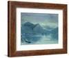 Lake Lugano-John Ruskin-Framed Giclee Print