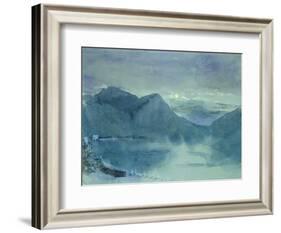 Lake Lugano-John Ruskin-Framed Giclee Print