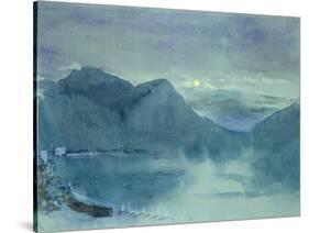 Lake Lugano-John Ruskin-Stretched Canvas