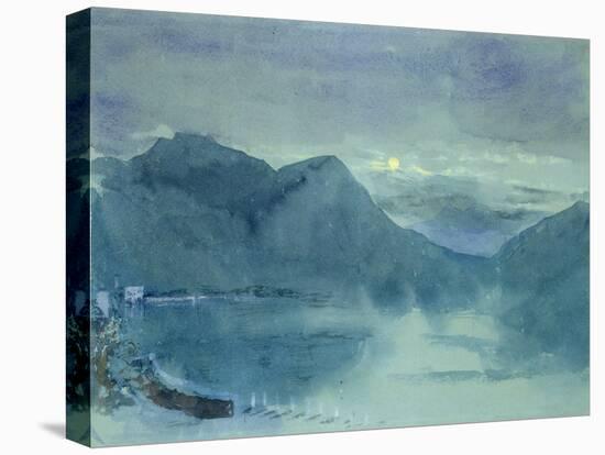 Lake Lugano-John Ruskin-Stretched Canvas