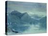 Lake Lugano-John Ruskin-Stretched Canvas