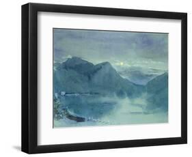 Lake Lugano-John Ruskin-Framed Premium Giclee Print