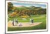 Lake Lure Golf Course, North Carolina-null-Mounted Art Print