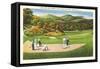Lake Lure Golf Course, North Carolina-null-Framed Stretched Canvas