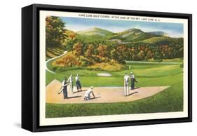 Lake Lure Golf Course, North Carolina-null-Framed Stretched Canvas