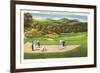 Lake Lure Golf Course, North Carolina-null-Framed Art Print