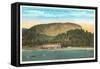 Lake Lure Inn, Chimney Rock Mountain, Asheville, North Carolina-null-Framed Stretched Canvas