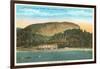 Lake Lure Inn, Chimney Rock Mountain, Asheville, North Carolina-null-Framed Art Print