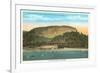 Lake Lure Inn, Chimney Rock Mountain, Asheville, North Carolina-null-Framed Premium Giclee Print