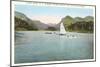 Lake Lure, North Carolina-null-Mounted Art Print