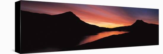 Lake Lurgainn Highlands Scotland-null-Stretched Canvas