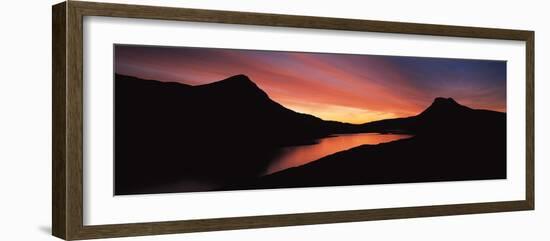 Lake Lurgainn Highlands Scotland-null-Framed Photographic Print