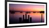 Lake Macatawa at dawn, Holland, Ottawa County, Michigan, USA-null-Framed Photographic Print