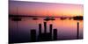 Lake Macatawa at dawn, Holland, Ottawa County, Michigan, USA-null-Mounted Photographic Print