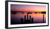 Lake Macatawa at dawn, Holland, Ottawa County, Michigan, USA-null-Framed Photographic Print