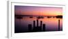 Lake Macatawa at dawn, Holland, Ottawa County, Michigan, USA-null-Framed Photographic Print