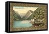 Lake MacDonald, Glacier Park, Montana-null-Framed Stretched Canvas