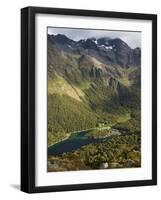 Lake Mackenzie on the Routeburn Track, Fiordland National Park, South Island, New Zealand-Kober Christian-Framed Photographic Print