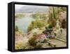 Lake Maggiore-Ebenezer Wake-Cook-Framed Stretched Canvas