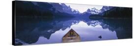 Lake Maligne, Jasper National Park, Alberta, Rockies, Canada-Peter Adams-Stretched Canvas