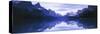 Lake Maligne, Jasper National Park, Alberta, Rockies, Canada-Peter Adams-Stretched Canvas