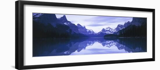 Lake Maligne, Jasper National Park, Alberta, Rockies, Canada-Peter Adams-Framed Photographic Print