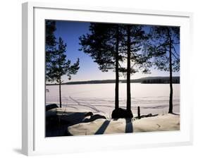 Lake Maridal (Maridalsvannet), Oslo's Reservoir, Oslo, Norway, Scandinavia-Kim Hart-Framed Photographic Print