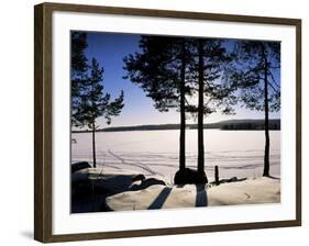 Lake Maridal (Maridalsvannet), Oslo's Reservoir, Oslo, Norway, Scandinavia-Kim Hart-Framed Photographic Print