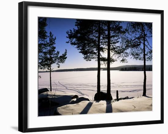 Lake Maridal (Maridalsvannet), Oslo's Reservoir, Oslo, Norway, Scandinavia-Kim Hart-Framed Photographic Print