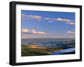 Lake Mary Ronan and Flathead Lake, Elmo, Montana, USA-Chuck Haney-Framed Photographic Print