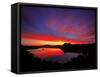 Lake Mashu in Dawn-null-Framed Stretched Canvas