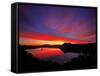 Lake Mashu in Dawn-null-Framed Stretched Canvas