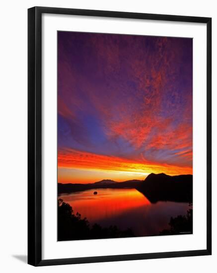 Lake Mashu in Dawn-null-Framed Photographic Print