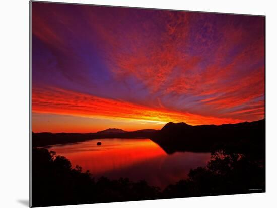 Lake Mashu in Dawn-null-Mounted Photographic Print