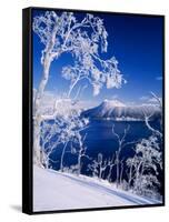 Lake Mashu in Winter-null-Framed Stretched Canvas