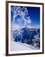 Lake Mashu in Winter-null-Framed Photographic Print