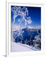 Lake Mashu in Winter-null-Framed Photographic Print