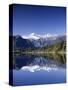 Lake Matheson and Mt.Cook, South Island, New Zealand-Steve Vidler-Stretched Canvas