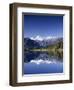 Lake Matheson and Mt.Cook, South Island, New Zealand-Steve Vidler-Framed Photographic Print