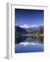 Lake Matheson and Mt.Cook, South Island, New Zealand-Steve Vidler-Framed Photographic Print