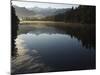 Lake Matheson in the Evening Reflecting Mount Tasman and Aoraki, South Island, New Zealand-Christian Kober-Mounted Photographic Print