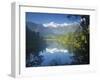 Lake Matheson, Mount Tasman and Mount Cook, Westland Tai Poutini National Park, New Zealand-Jochen Schlenker-Framed Photographic Print