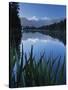 Lake Matheson, Mount Tasman and Mount Cook, Westland Tai Poutini National Park, New Zealand-Jochen Schlenker-Stretched Canvas