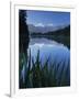 Lake Matheson, Mount Tasman and Mount Cook, Westland Tai Poutini National Park, New Zealand-Jochen Schlenker-Framed Photographic Print