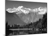 Lake Matheson, Mount Tasman and Mount Cook, Westland Tai Poutini National Park, New Zealand-Jochen Schlenker-Mounted Photographic Print