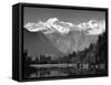 Lake Matheson, Mount Tasman and Mount Cook, Westland Tai Poutini National Park, New Zealand-Jochen Schlenker-Framed Stretched Canvas