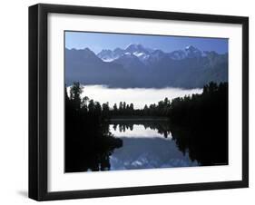 Lake Matheson, Mt. Cook, New Zealand-Peter Adams-Framed Photographic Print