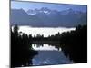 Lake Matheson, Mt. Cook, New Zealand-Peter Adams-Mounted Photographic Print