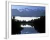 Lake Matheson, Mt. Cook, New Zealand-Peter Adams-Framed Photographic Print