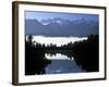 Lake Matheson, Mt. Cook, New Zealand-Peter Adams-Framed Photographic Print